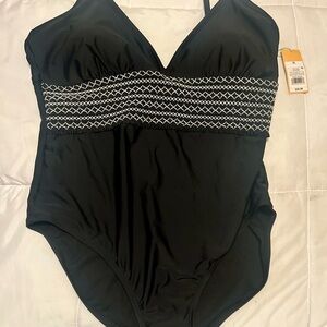Kona Sol Elegant Black Swimsuit